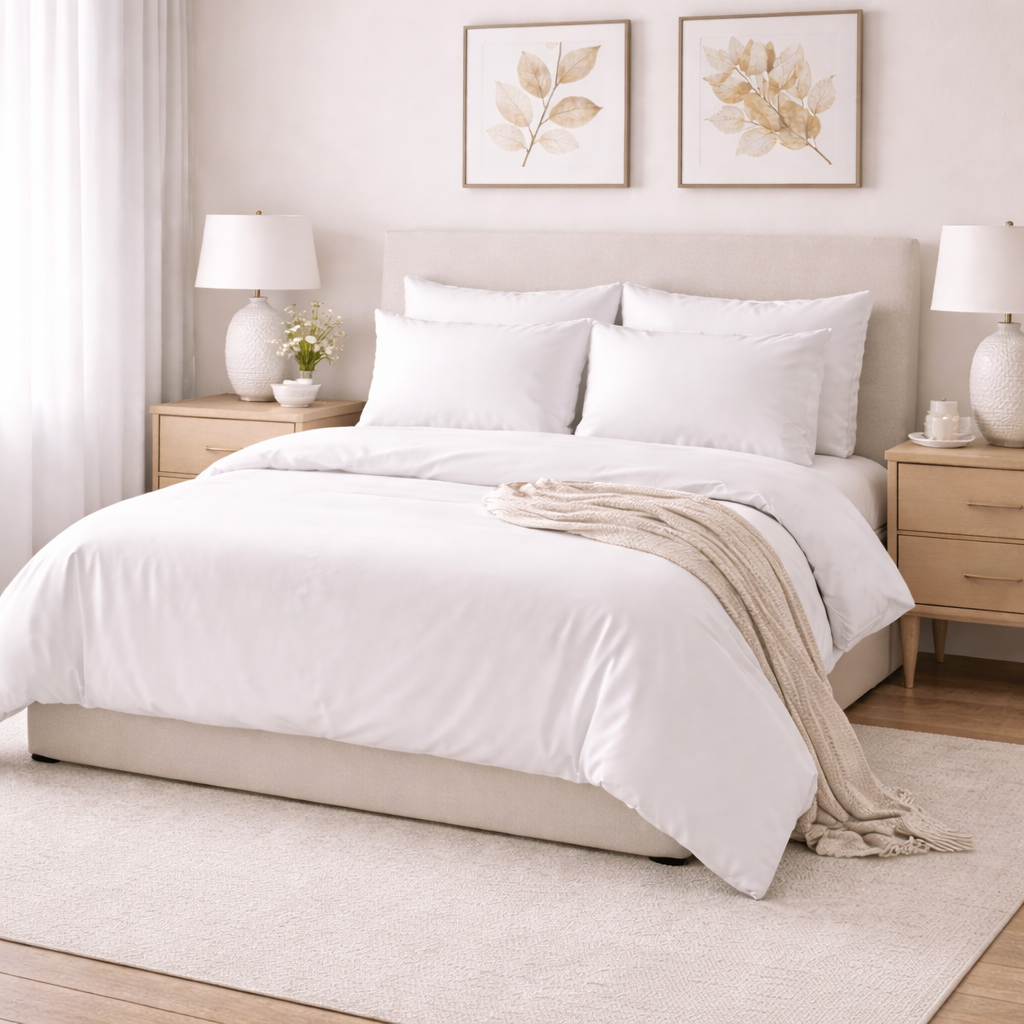 Bamboo Cooling Bed Sheet Set | 4-Piece