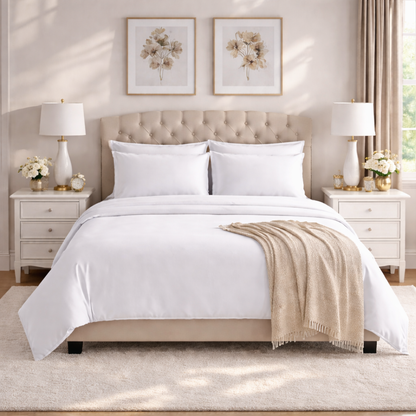 Egyption Cotton Bed Sheet Set | 4-Piece