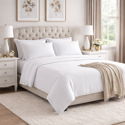 Egyption Cotton Bed Sheet Set | 4-Piece