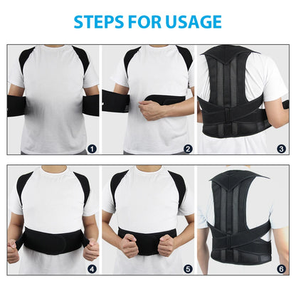Posture Corrector Brace with Strap