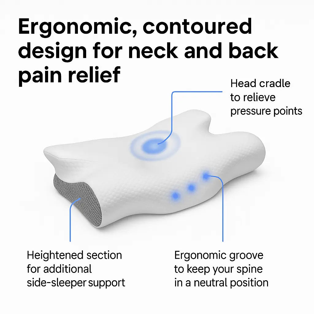 Orthopedic Cervical Pillow with Contour