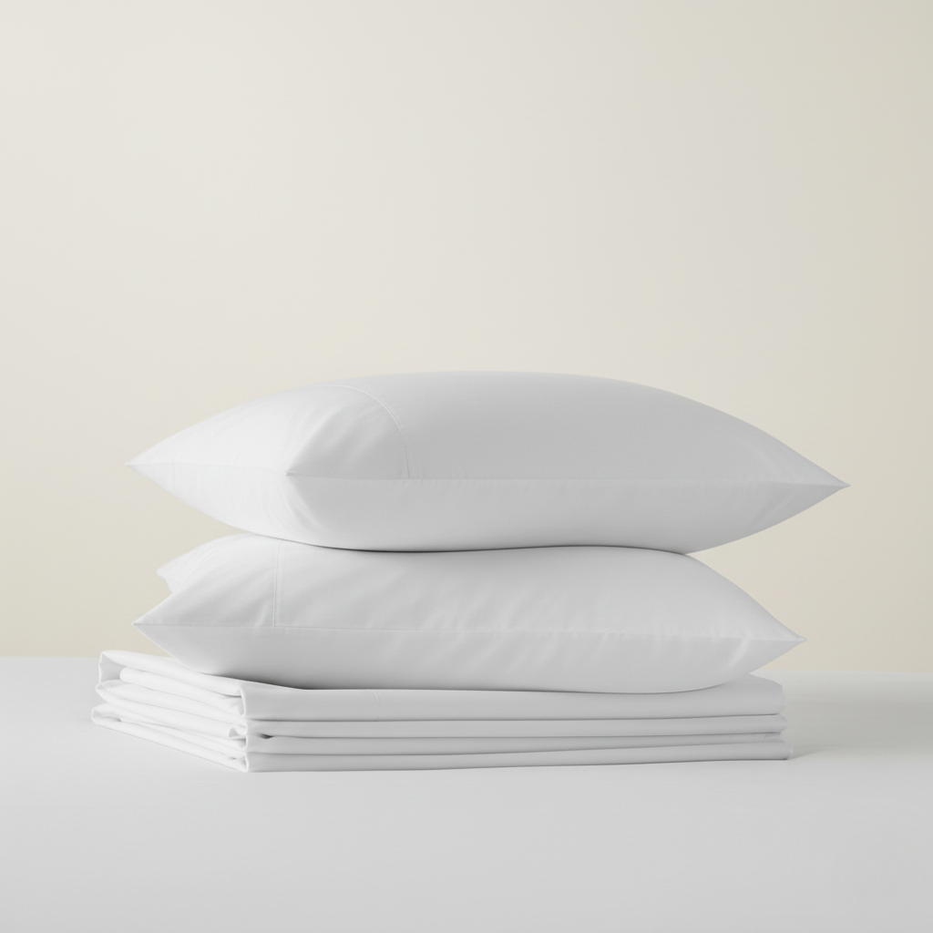 Percale Organic Cotton Bed Sheet Set